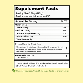 Stomach Soothe Supplement Facts