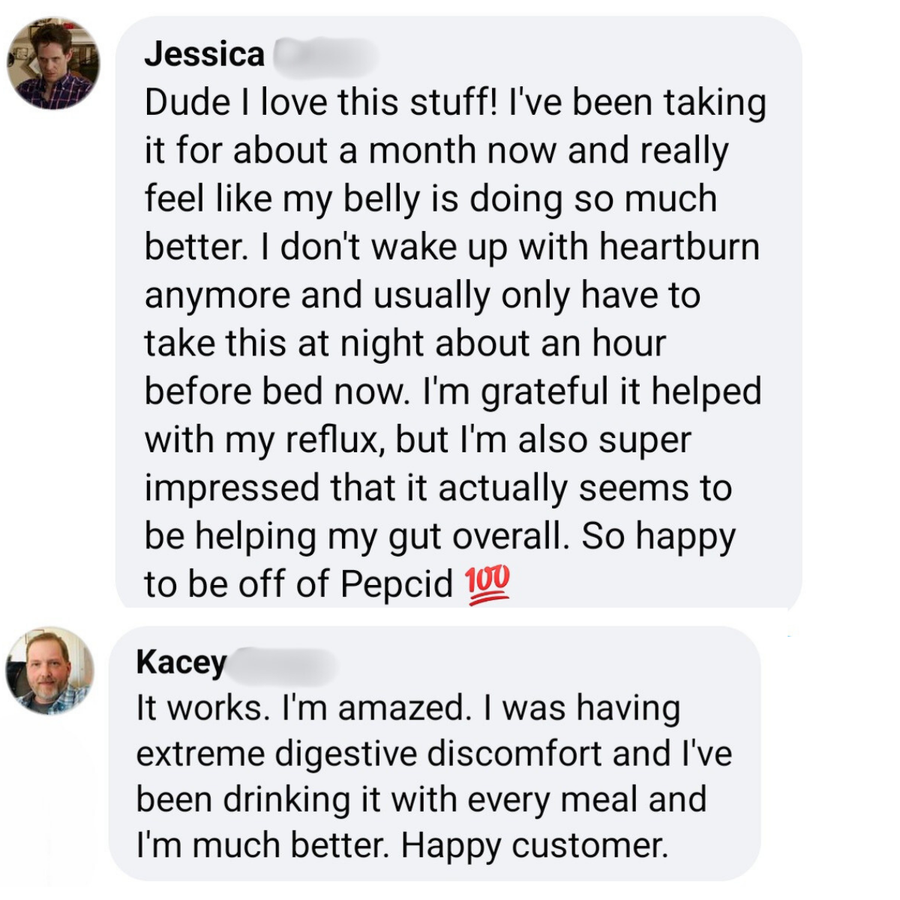 Customer review from social media