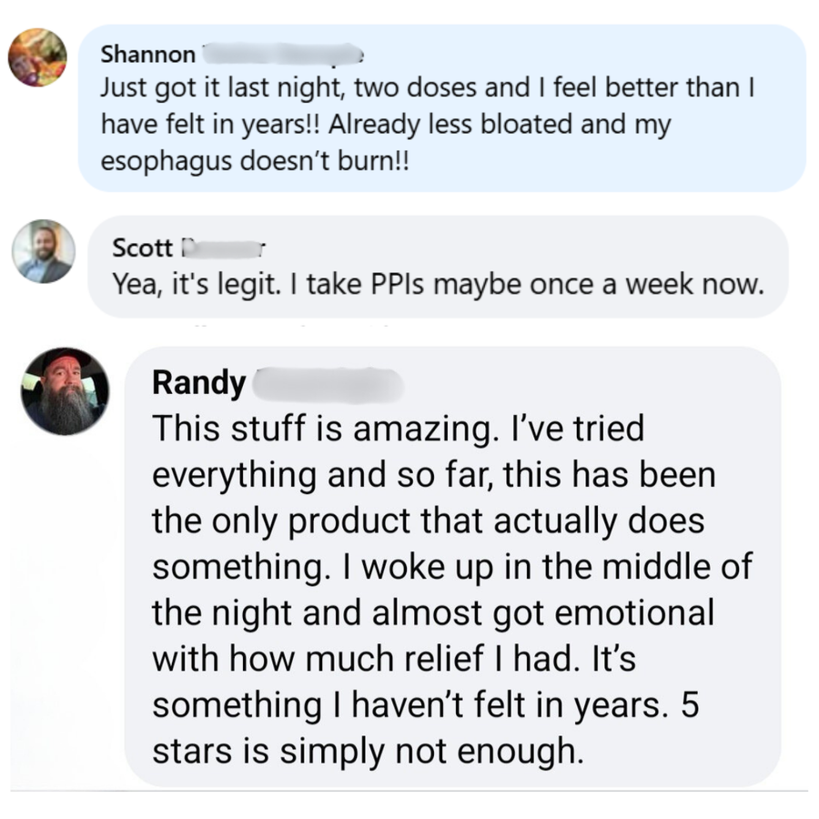 Customer review from social media