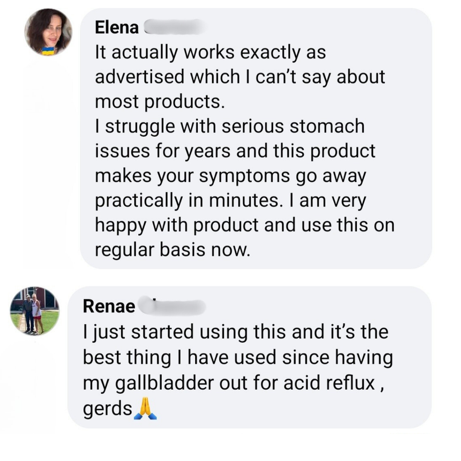 Customer review from social media